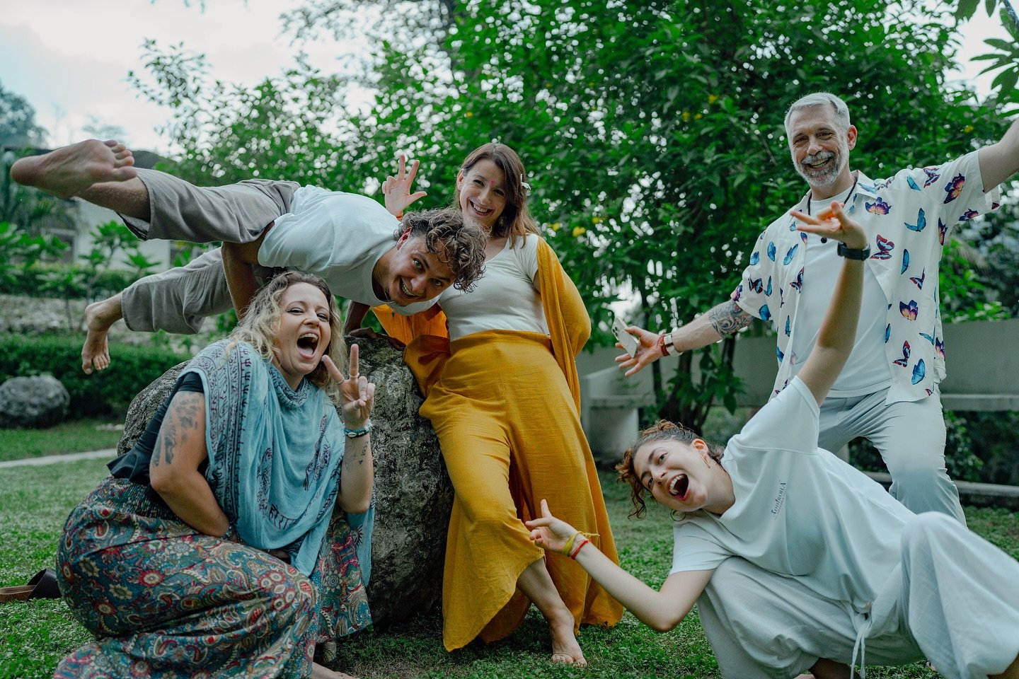 Yoga and meditation practice at Arohaveda Rishikesh